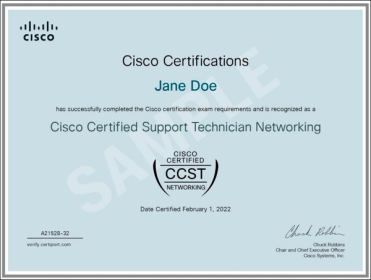 Cisco Certified Support Technician (CCST) Networking