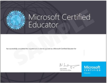 Microsoft® Certified Educator (MCE)