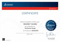 Uluslararası SolidWorks Sertifikası