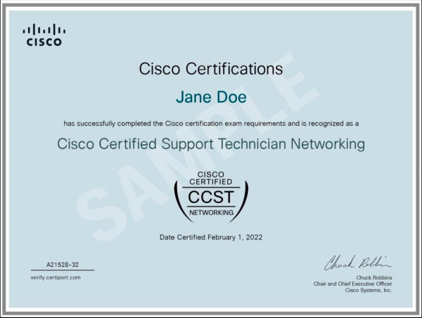 Cisco Certified Support Technician (CCST) Networking