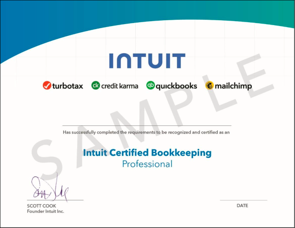 Intuit® QuickBooks Certified Professional