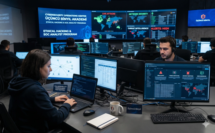 Siber Güvenlik (CEH Etik Hacking) & S.O.C. (Blue Team) Uzmanlık Eğitimi