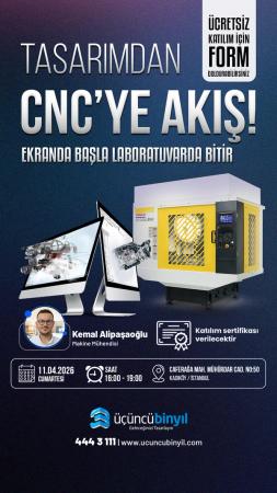 Tasarımdan CNC'ye Akış