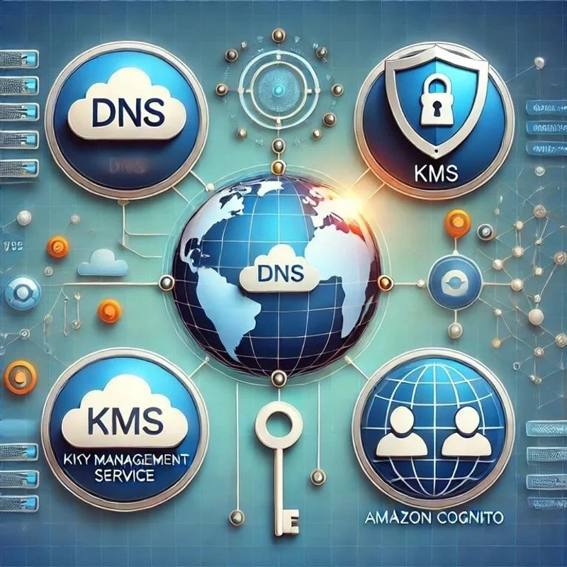 dns, kms ve amazon cognito