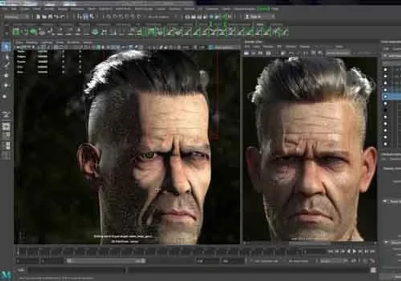 maya program arayüzü
