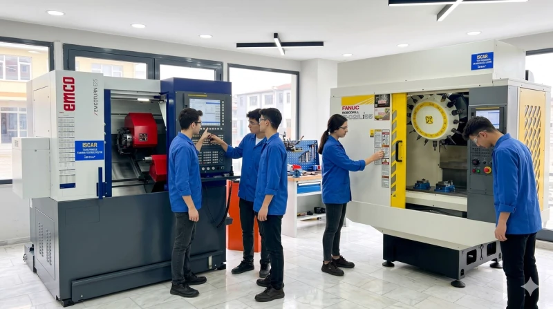 Atölye Uygulaması — CNC Freze ve Torna