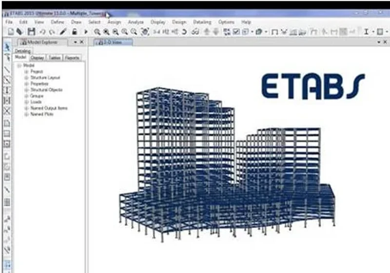 etabs & safe programa giriş ve model kurulumu