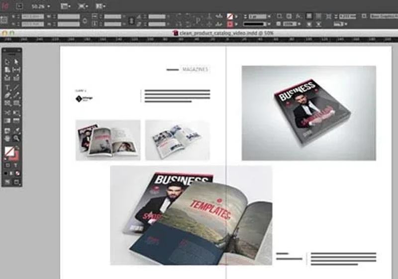 ındesign dergi iç tasarımı hazırlama